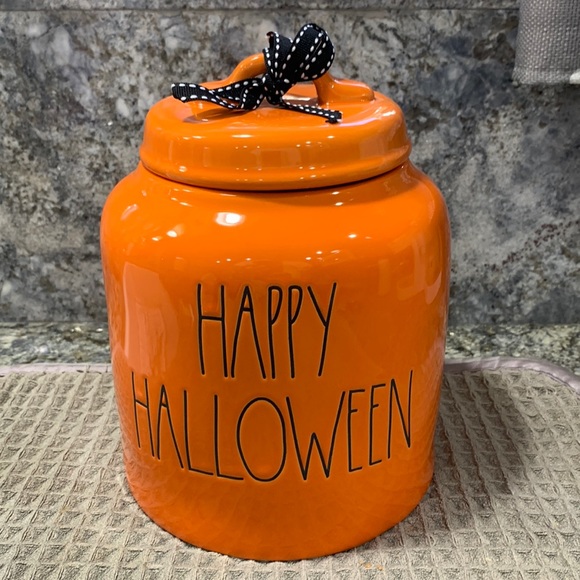 Rae Dunn Other Rae Dunn Happy Halloween Chubby Canister Poshmark
